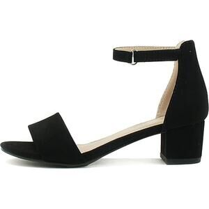 Soda Kids KICK-2 Wide band Comfortable Sole, Velcro Ankle Strap Block Heel, 11